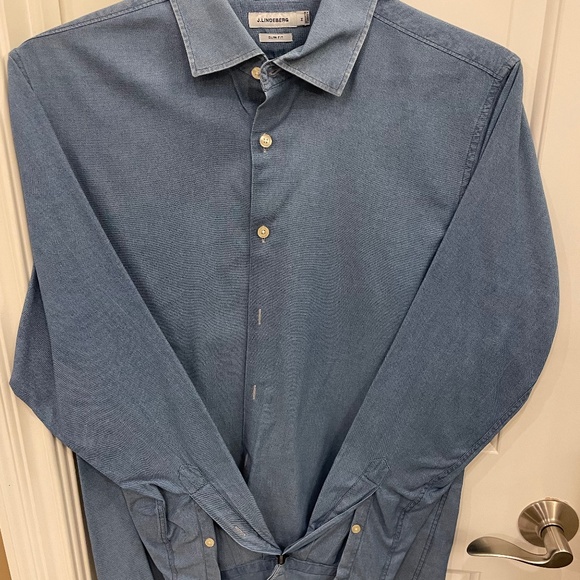 J Lindeberg slim fit casual button down - Picture 1 of 5